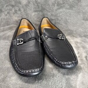 Phat‎ Farm Shoes Men's Sz 10.5 US Black Classic Loafers Driving Shoes 617903C01A